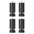 thumbnail image 1 of 4 patas de sofá que reemplazan las patas de soporte de muebles de aleación ajustables y resistentes. Negro 20cm, 1 of 7