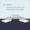 thumbnail image 6 of Modway Alyona Channel Tufted Performance Velvet Full/Queen Headboard in Navy, 6 of 6