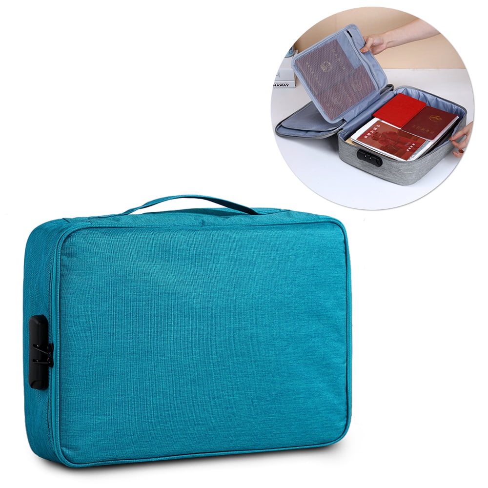 Anself - Document Bag Water Resistant File Pocket Organizer Important ...