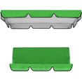 thumbnail image 2 of Patio Swing Canopy Cover Set,Summer Outdoor Swing Canopy Replacement Cover,Replacement Top Cover for Outdoor Garden Patio Yard Park Porch Seat(Not Including Chair) (Red), 2 of 6