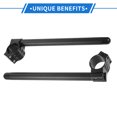 thumbnail image 5 of Unique Bargains 1 Pair Motorcycle Handlebar, 39mm Handle Bar Universal for ATV Durable Aluminum Alloy Black, 5 of 6