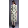 thumbnail image 2 of Bimba 3/4 Sleeve Straight Tunic Tops Printed Kurta Summer Wear For Women, 2 of 6