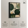thumbnail image 2 of Greenlight Breeze II Canvas Green Abstract Art by Art Remedy, Black Frame, 30" x 45", 2 of 7