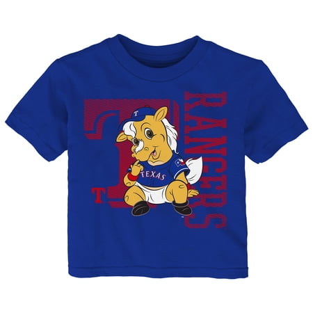 Infant Royal Texas Rangers Mascot 2.0 T-Shirt