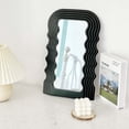 thumbnail image 2 of Aesthetic Wave Pattern Irregular Frame Mirror, Decorative Desk Wall Mirror For Living Room Bedroom Hallway Home DecorGift, 2 of 5