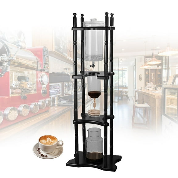 Cold Brew Coffee Maker Glass Dutch Coffee Dripper Ice Drip Coffee Tower 2500ml 28*24.5*115 Cm