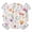 Coral Pink Orange Lavender Purple, variant on Spring Floral Round Tablecloth for 55-60 Inch Tables,Fitted Table Cover with Elastic Edge,Watercolor Elegant Summer Botanical Rustic Waterproof Outdoor Table Cloth Protector for Patio Garden Dinner
