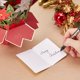 thumbnail image 4 of Tarjeta de felicitación de flores de Poinsettia con sobre, postal de amor Floral, decoración de boda, regalos sorpresa para San Valentín, Día de Acción de Gracias, 4 of 4