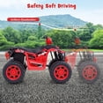 thumbnail image 4 of Gymax Kids Ride-On ATV 24V Battery Powered Electric Vehicle w/ Wireless Connection Music Radio LED Lights Red, 4 of 10