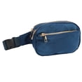 thumbnail image 2 of Riñonera de moda de gran capacidad, tela Oxford, bolsa de pecho para correr, senderismo, viajes, entrenamiento, color azul real, 2 of 5