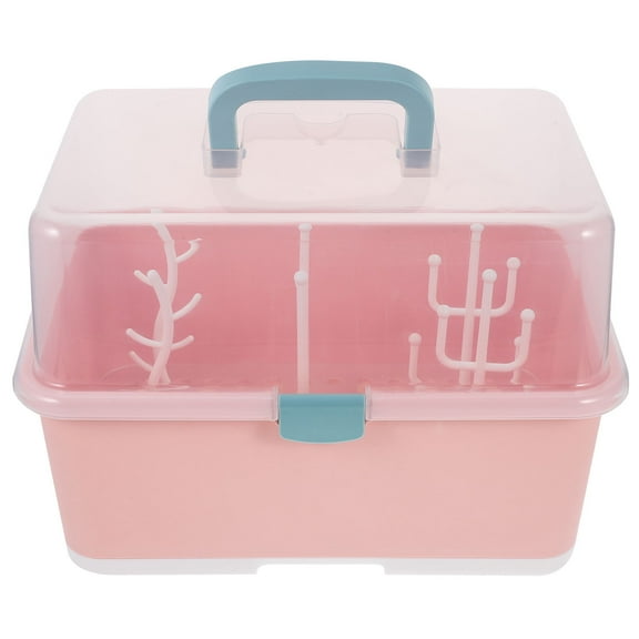 DRAFIDEEP 1Set Baby Bottle Drain Shelf Food Grade PP Material For Baby Care Storage