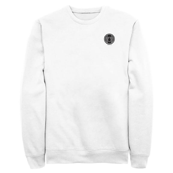 Men's Marvel Spider-Man: No Way Home Spider Pocket Logo Sweatshirt White X Large