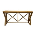thumbnail image 3 of Contemporary Home Living Flip Top Rectangular Bar Table - 70.75" - Brown, 3 of 4