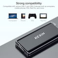 thumbnail image 4 of KEXIN 250G External SSD,Portable Hard Drive up to 540MB/s,USB 3.1 Gen2,Compatible with PS4/ Windows/Mac,Black, 4 of 6