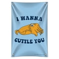 thumbnail image 1 of I Wanna Cuttle You Want to Cuddle Fish Funny Humor Home Business Office Sign, 1 of 4