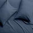 thumbnail image 3 of 18" EXTRA DEEP POCKETS - 1000-Thread Count 100% Egyptian Cotton Full Sheet Set, Long Staple Cotton, 1000-TC Pure Cotton - Full, Mediterranean Blue, 3 of 7