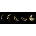 thumbnail image 2 of Lewis, Sheldon 32x13 Gold Ornate Wood Framed with Double Matting Museum Art Print Titled - Golden Moon Eclipse, 2 of 4