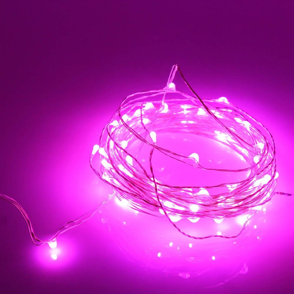 Pink 20 LED Copper Fairy Lights Walmart Canada