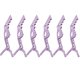 thumbnail image 1 of Pinzas para el cabello para salón de estilismo, cocodrilo, accesorios de bricolaje antideslizantes para el cabello de plástico, negro, morado, amarillo, rojo, rosa, azul, 1 of 5