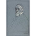 thumbnail image 3 of Alphonse Legros 17x24 Black Modern Framed Museum Art Print Titled - George Frederick Watts, R.A. (C. 1877-1878), 3 of 5