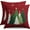 Dark Red, variant on Christmas Pillow Covers 18X18 Set of 2, Red Xmas Tree Winter Decorative Throw Pillowcases Holiday Outdoor Farmhouse Seasonal Cushion Cases Couch Sofa Bed Decor