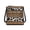 Aztec Cow Print, variant on Mandala Turtle Crossbody Purse Cell Phone Bag Tote Hand Bags Large Capacity Handbag with Zipper Women's Lightweight Multi-pocket Clutch