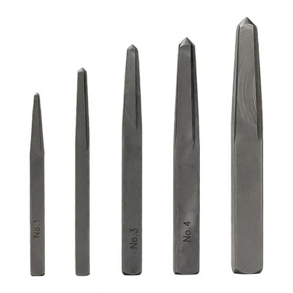 Easy-Out Screw Extractor 5pcs Quickly Remove or Stripped Fasteners for 3/16inch to 5/8inch