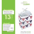 thumbnail image 4 of Clean Cubes 13-Gallon Pop-Up Trash Bins, 3-Pack, 4th of July – Disposable, Collapsible, with Fitted Trash Bags, 4 of 7
