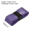 thumbnail image 3 of Unique Bargains 43.3' Non-Slip PU Tennis Racket Overgrip Tape Wraps with Hole Purple 12 Pack, 3 of 7