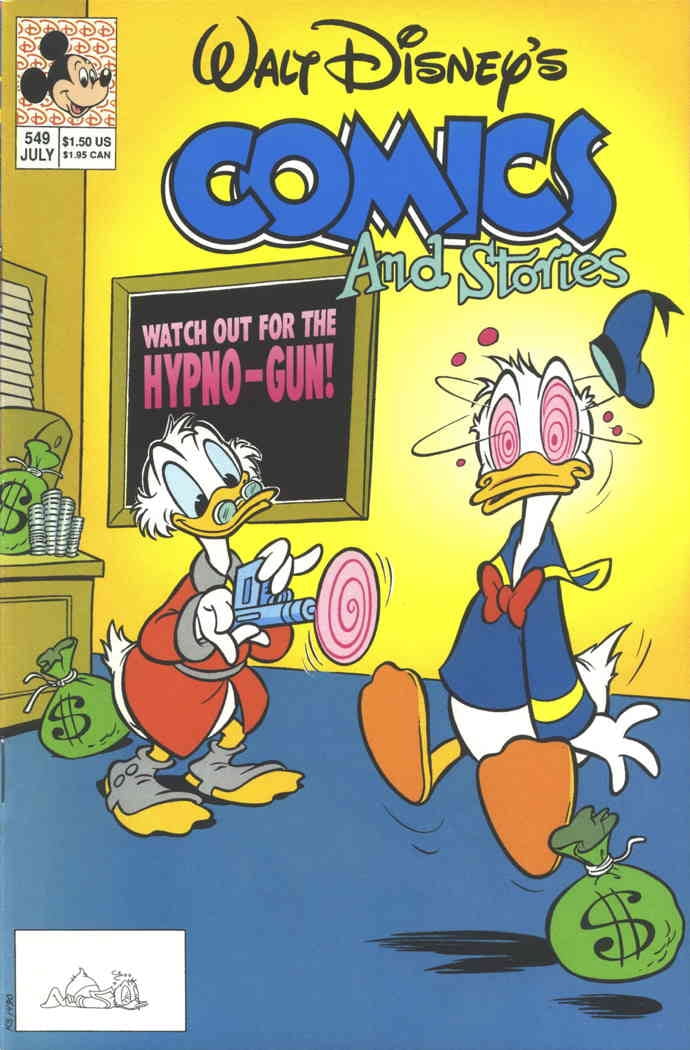 Cover of Walt Disney's Comics and Stories #549