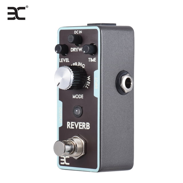 eno Eno Reverb Mini Cube Series Compact Reverb Pedal with Magnalium Alloy Build, 9V DC Power, 0.25in Jacks, Lightweight Design for Guitar Effects