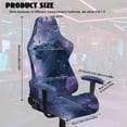 thumbnail image 4 of TSOVTHRID Lion Dahlia Floral Print Gaming Chair Cover Set of 4, Universal Computer Rotating Chair Covers Thick Gaming High Back Chair Slipcover with Armrest Cover for Daily Use, 4 of 7