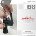 thumbnail image 6 of STYLISH Forli Single Handle Matte Black Pull Down Kitchen Faucet, 6 of 11