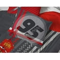 thumbnail image 4 of Disney Pixar Cars Race Ready 5 Piece Kids Twin Bed Set, 100% Microfiber, Grey, 4 of 5