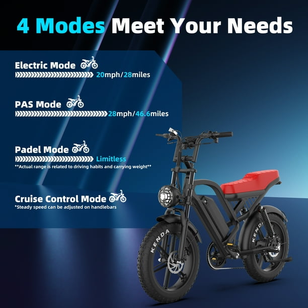 limitless electric bicycle Bike for Adults - 1000W Peak Motor Ebike with 48V15Ah Removable Battery, 20" x 3.0 Fat Tire Step-Thru 7-Speed Commuter Electric | Up to 24 MPH the Segway Xafari Buy Limitless - Jrat Custom