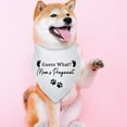 thumbnail image 2 of Guess What Mom is Pregnant Pregnancy Announcement Dog Bandana Funny Pet Dog Bandanas Dog Scarf Gender Reveal Photo Prop Decorations Accessories Pet Scarves Pet Accessories for Dog Lovers, 2 of 6