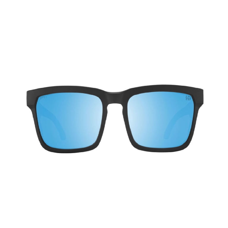 Spy Helm Tech Sunglasses Matte Black - Happy Boost Bronze Polar