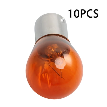 10Pcs 1156 Amber Miniature Automotive Light Bulb Replacement Fit for Car