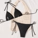 thumbnail image 4 of Traje de baño para mujer Traje de baño de bikini a rayas para mujer Traje de baño de playa de cintura alta Trajes de baño para mujer, 4 of 8