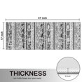 thumbnail image 5 of Kitchen Rugs Sets Of 2,Black Geometric Striped Pattern Anti Fatigue Kitchen Mat Rugs Non Slip Washable,Decorative Kitchen Floor Mats for Kitchen,Sink,Laundry,17"X47", 5 of 5