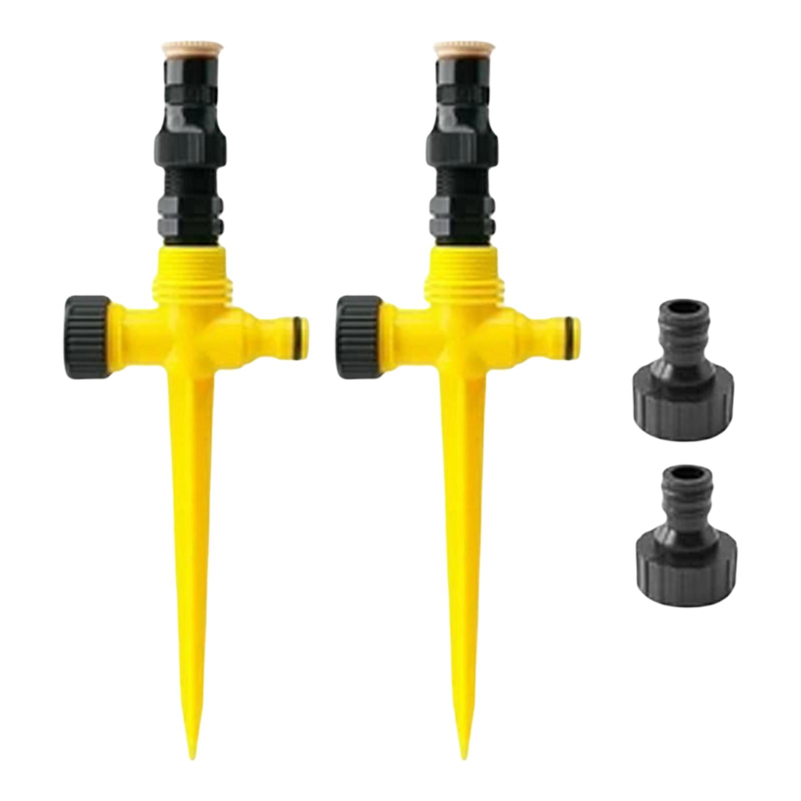 2 Pieces Adjustable Rotating Sprinkler. Suitable many Gears Adjustment
