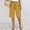 Yellow, variant on SNKSDGM Women's Plus Dress Pants Women Stretchy Work Pants Women Petite Short Women Fashion Solid Buttoned Double Pocket Lace up Loose Casual Trousers