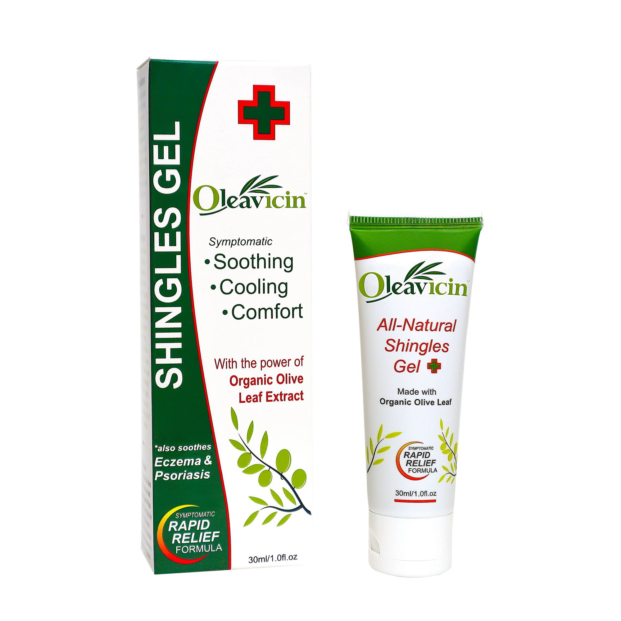 Oleavicin Shingles Gel for Sympotamitic Pain Relief from Shingles