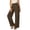 Brown-Pants Women, variant on Womens Casual Wide Leg Pants High Waisted Button Down Straight Leg Long Trousers Palazzo Pants