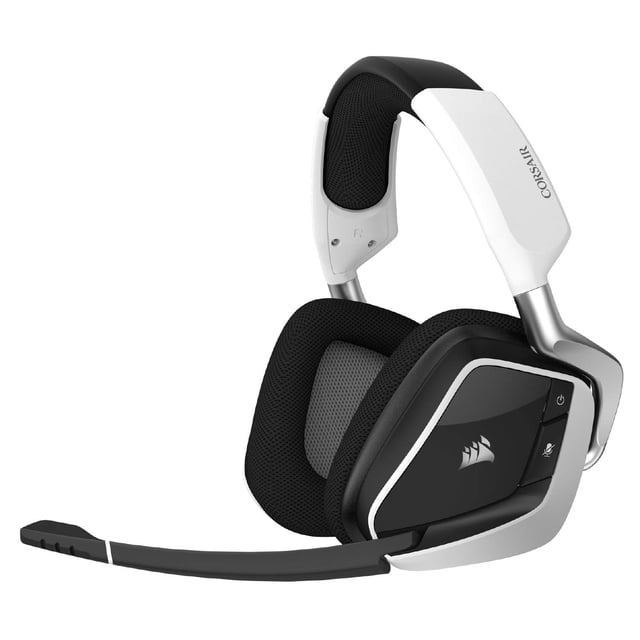 Auriculares inalámbricos para juegos Corsair VOID RGB ELITE White