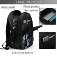 thumbnail image 4 of Easygdp New York City1 Mochila para Laptop de Viaje con Puerto USB, Mochila para Laptop con Puerto de Carga USB para Mujeres y Hombres, 4 of 7
