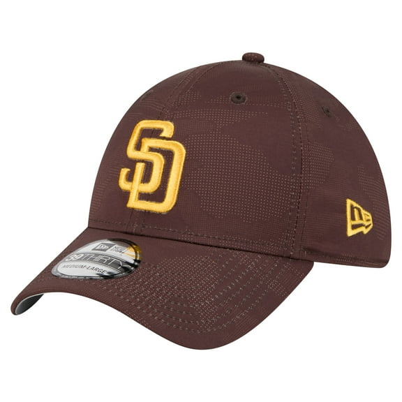Men's New Era Brown San Diego Padres Tonal Camo 39THIRTY Flex Hat