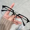 thumbnail image 1 of Haute Qualité! Myopia GLASSGON Lunettes d'Affaires Argent Force 400 Argent, 1 of 5