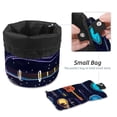 thumbnail image 4 of PhooArto Drawstring Cosmetic Bag, Barrel Shaped Portable Travel Makeup Bags, Electric Guitars Pattern Large Capacity Waterproof Multifunctional Bucket Toiletry Bag, 4 of 6