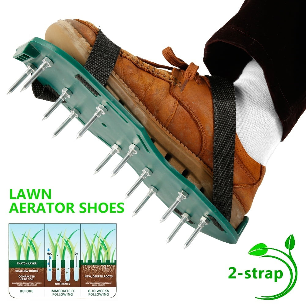 ODOMY Lawn Aerator Shoes Heavy Duty Garden Tool